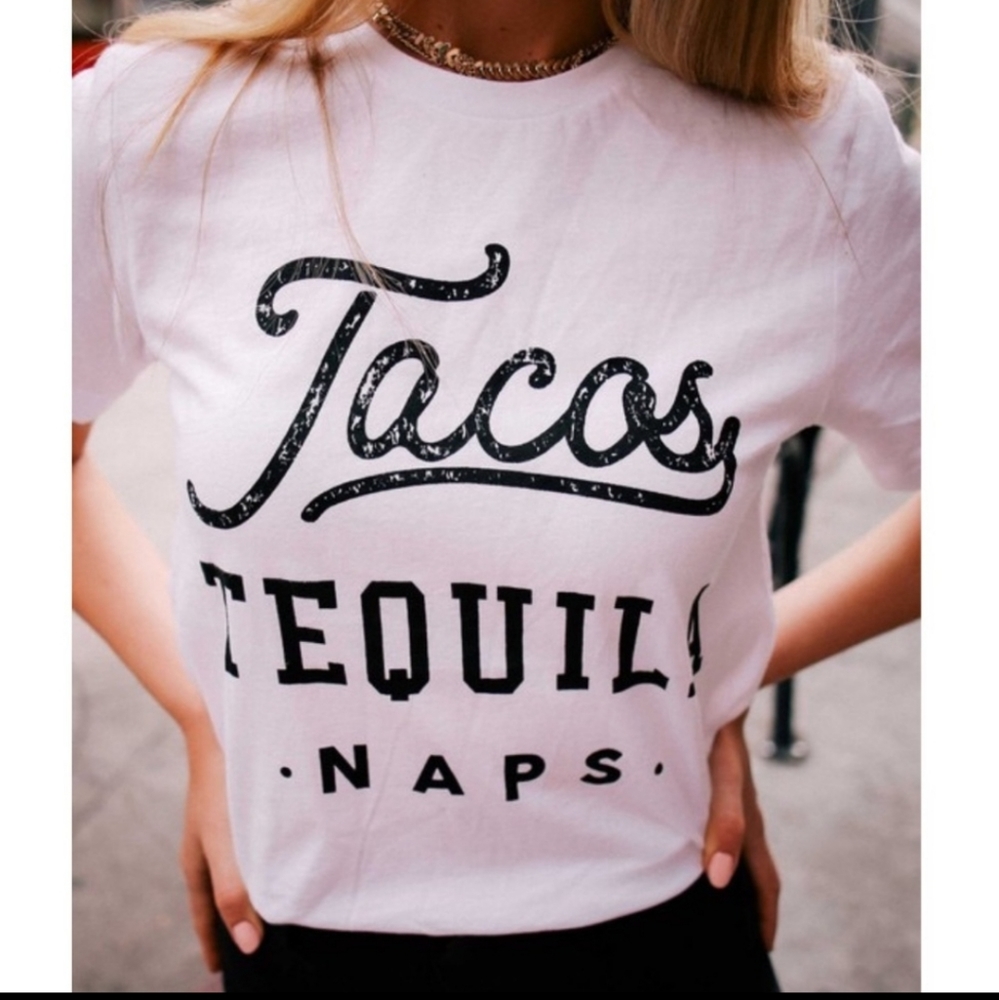 Tacos, Tequila, Naps Graphic Tee